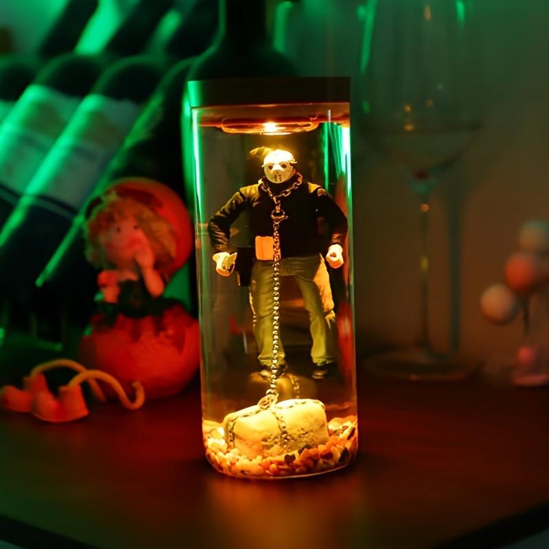 Jason Walkers,Vintage Horror Lamp, Horror Decor, Horror Movie Decor, Horror Gifts, Scary Collector Water Lamp,Horror Decorations Adjustable Brightness Lights Illuminated Lantern