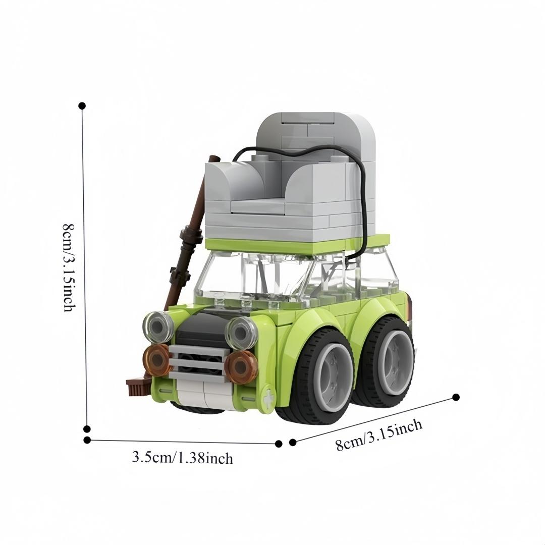 Mr. Bean's Car with Sofa Compatible Lego Building Blocks Educational Toy