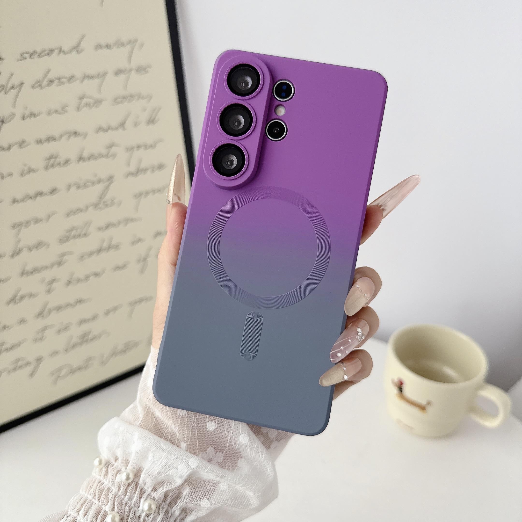 Gradient Liquid Phone Case for Samsung Galaxy S26/s25/s24, Shockproof Thin Protective Cover, Unisex Gift Idea