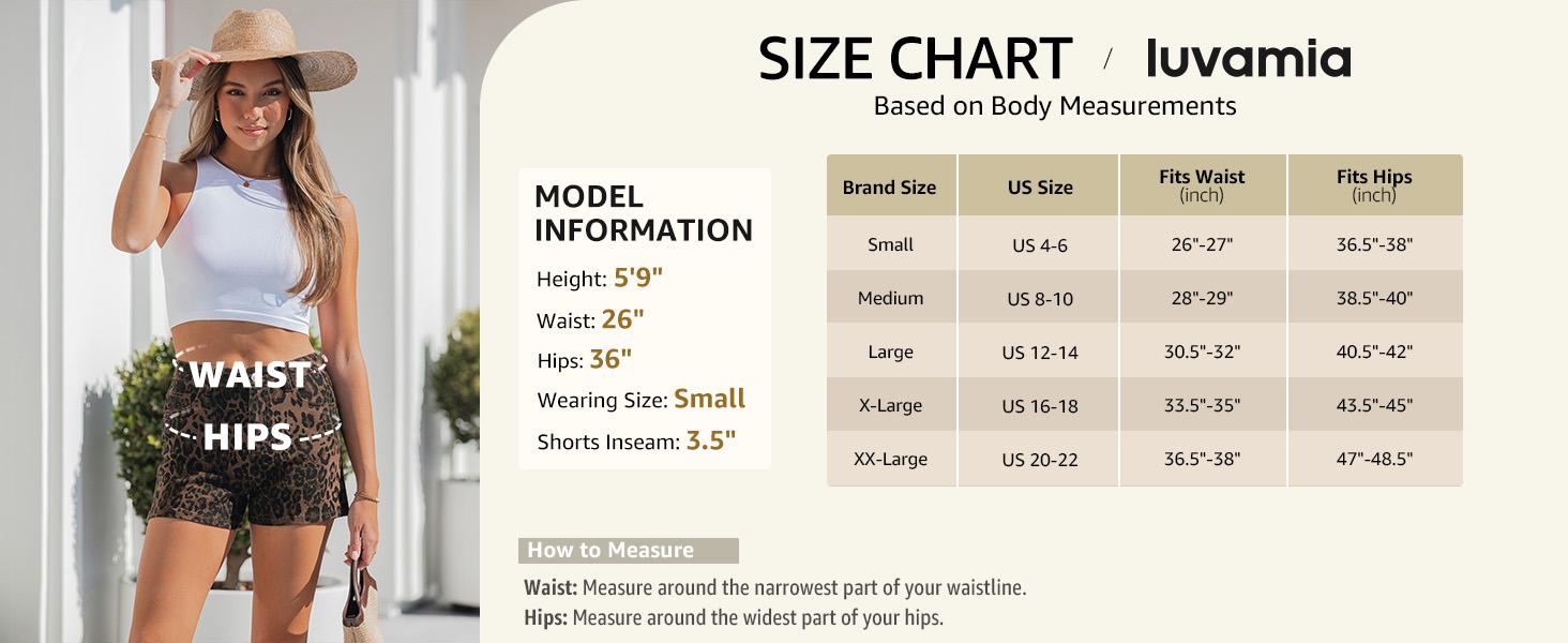 luvamia Jean Shorts for Women Trendy High Waisted Cheetah Leopard Animal Print Stretchy Denim Shorts Summer Casual Jorts