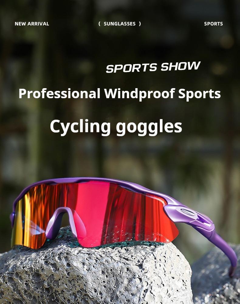 Professional Sports Sunglasses HD Cycling Windproof Glasses Outdoor UV Protection Sun Glasses Marathon Hiking Eyewear