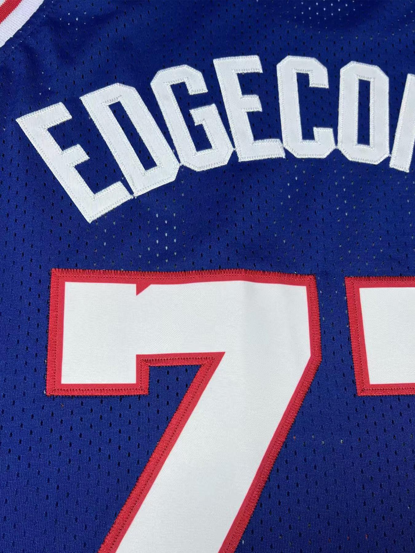 Men's Letter & Figure Embroidered Crew Neck Philadelphia 77 Basketball Jersey,Loose Casual Breathable Comfortable Sleeveless Sports Jersey for Outdoor Training,Basketball Clothing for Unisex,Basketball Shirt