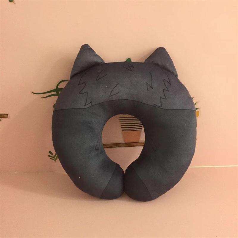 Bungou Stray Dogs Edogawa Rampo Cosplay Travel Neck Pillow Fyodor Dostoyevsky U-Shaped Plush Cushion Toy