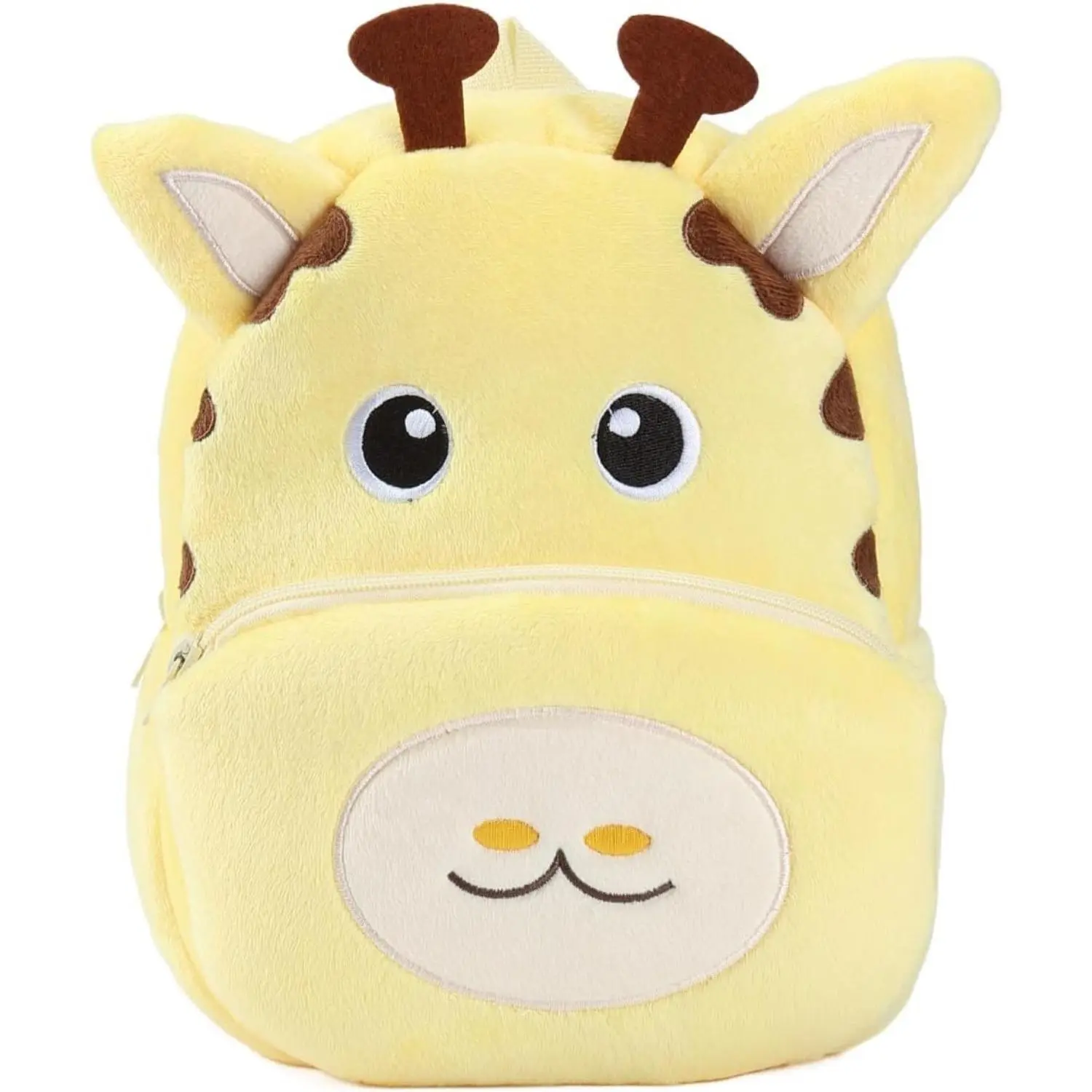 Mini Plush Animal Cartoon Giraffe Toddler Backpack, Toddler Bag Kindergarten Backpacks for Boys Girls 2-4 Years, Polyester, Thanksgiving