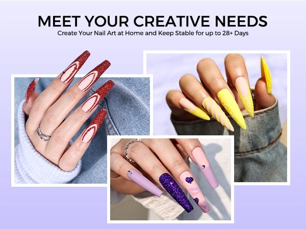 VANSISOS Pro Acrylic Nail Kit with UV Lamp - All-in-One Starter Set for Beginners | TikTok Favorite Nail Art Supplies & Charms Collection