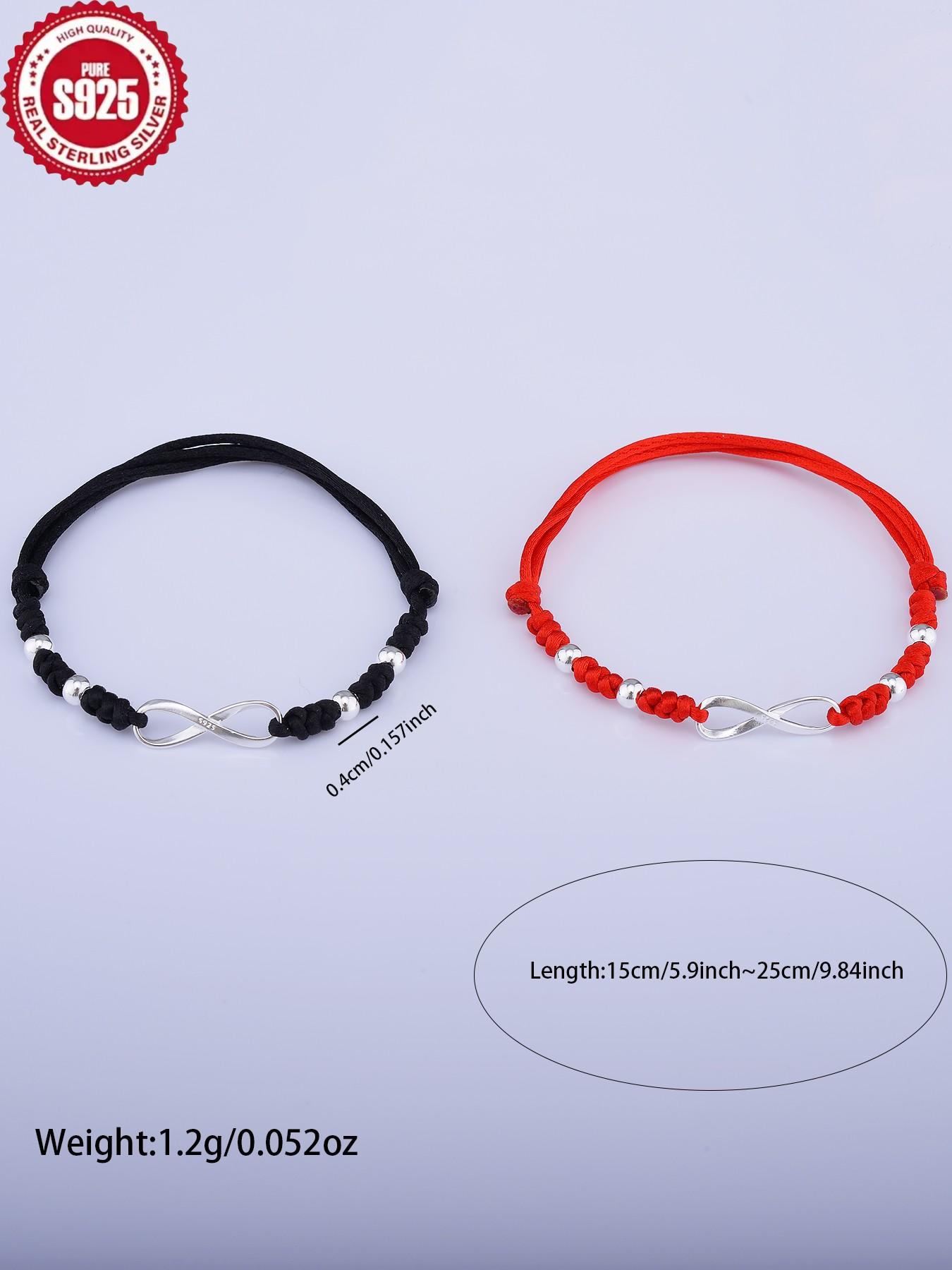 Women's 925 Silver Color Lucky Charm Bracelet Bangle, All-Season Jewelry Accessory, Elegant Design for Women & Girls