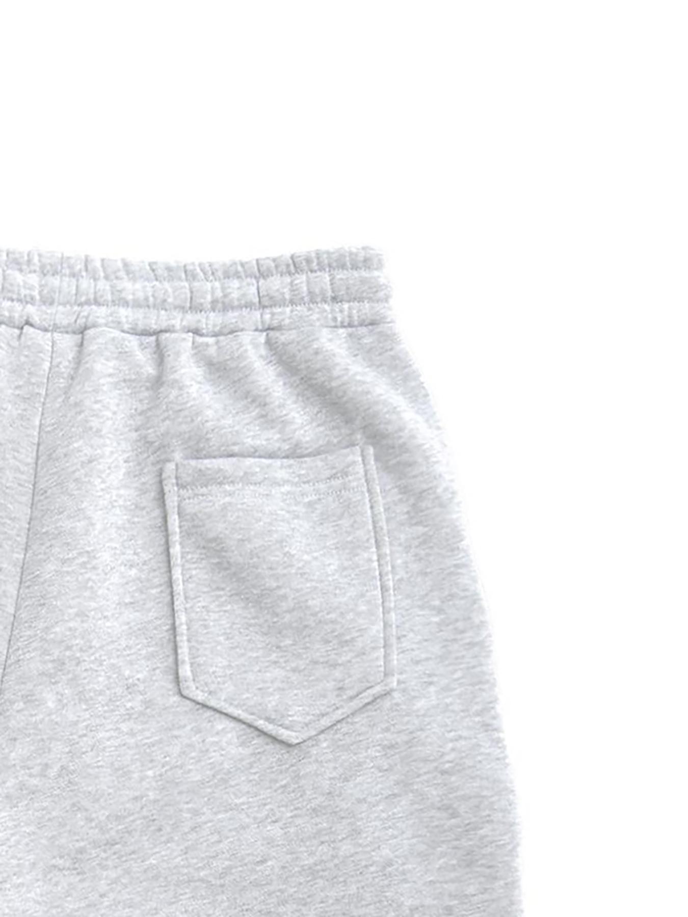 Men's Casual Wide Leg Shorts, Elastic Drawstring Waist, Soft Comfortable Fabric, Perfect for Daily Wear & Sports Activities