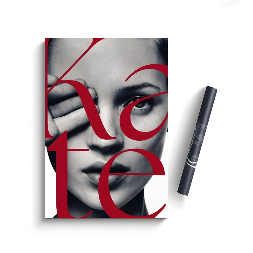 K-Kate M-Moss Fashion Modern Art Poster Bedroom Home Decor Art Poster Perfect Gift for Family and Friends