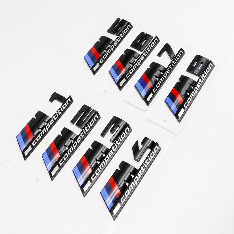Shiny Racing Stripe Underline Logo Sticker for Bmw M Series, Exclusive Trunk Accessories, Fits M1/m2/m3/m4/m5/m6/m7/m8 Thunder Edition