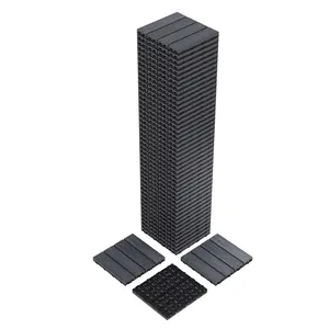 Deck Tiles, Outdoor Interlinked Flooring Waterproof Pavers All Weather Use for Patio, Balcony, Porch, Poolside, Garden