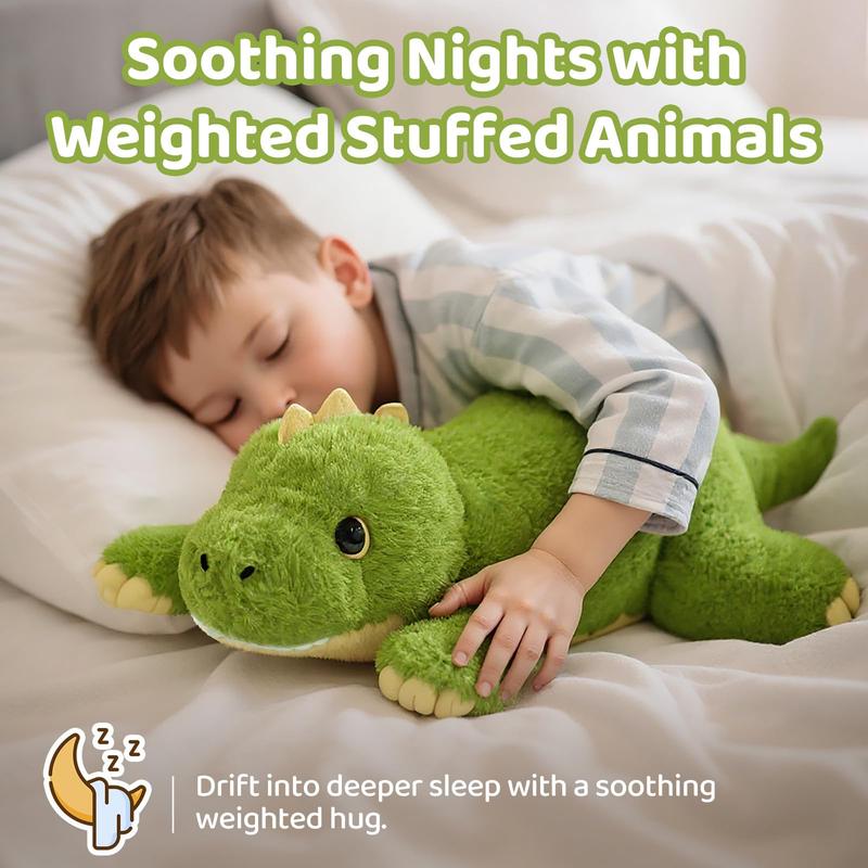 Removable Heating Pad – 5lb Weighted Mewaii Premium Plush, Microwavable & Freezable Stuffed Animal, Hot & Cold Cuddle Toy for Stress Relief