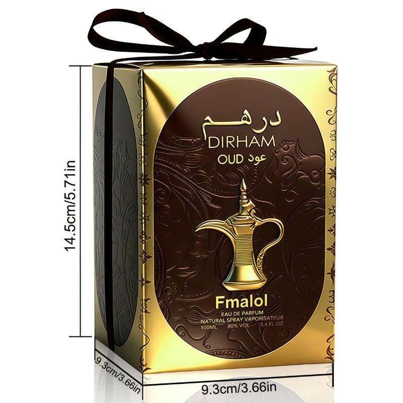 Royal Men's Perfume, 100ML Bottle, Arabic Luxury Gift Box, Oriental Wood Scent, Suitable for High-End Events and Daily Use