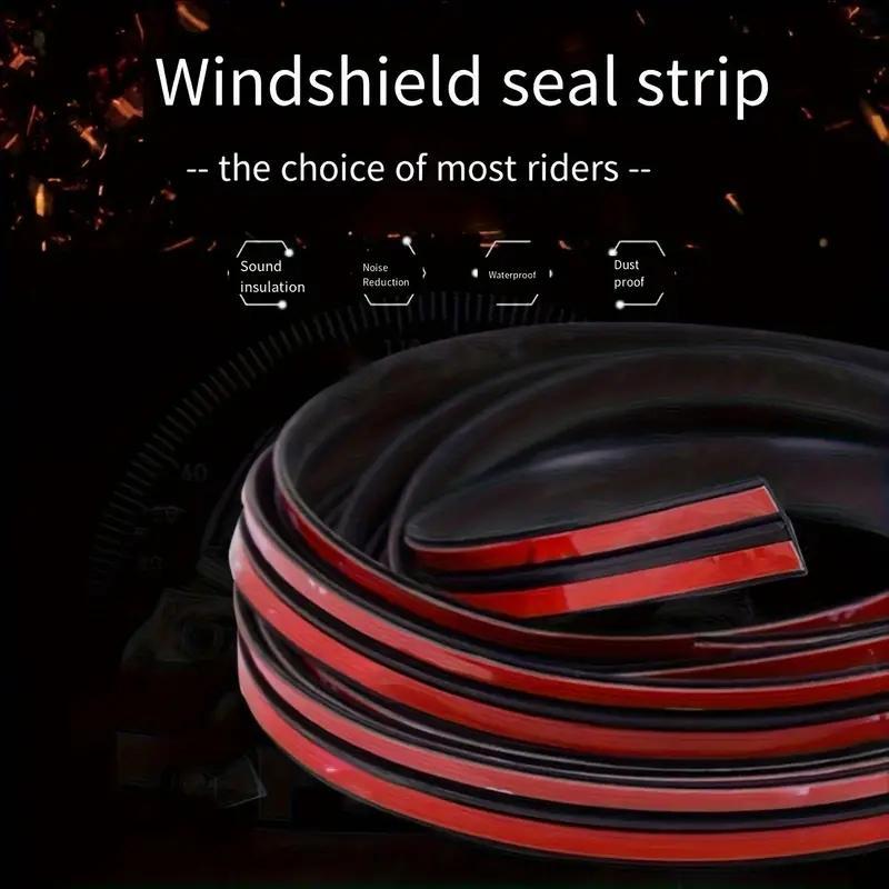Car Windshield Rubber Seal, Car Windshield Seal Strip, Universal Car Window Seal, Car Exterior Accessories for Car Roof Windshield,Easy to Install,Water leakage prevention