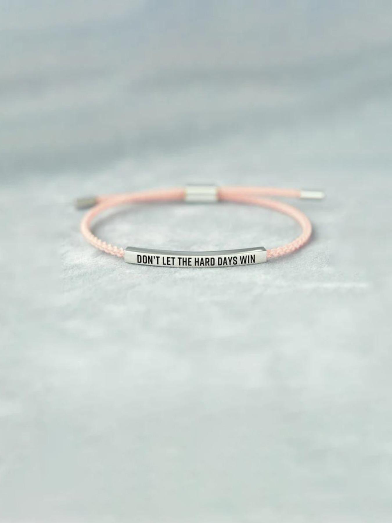Stainless Steel & Bracelet, Adjustable 10 Inch Design, Custom Engraved Message, Elegant Style for All Occasions, High Quality Bracelet, Permanent Bracelet