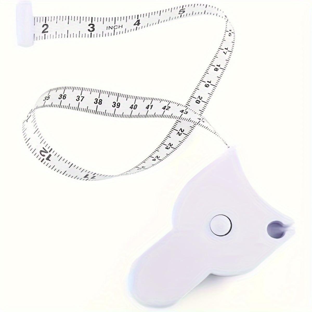 3D ruler with automatic retraction, Y-shaped waist ruler, tape measure for fitness and exercise body circumference measurement, soft leather tape measure in centimeters, tailor's, sewing, handicraft supplies, perfect Christmas and Halloween gifts