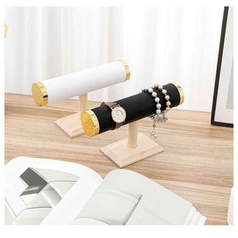 6-Color Jewelry Storage Rack, Simple High-End Bracelet Holder, Fits Watches, Bangles, Necklaces, Unisex, Home Organization Display Stand