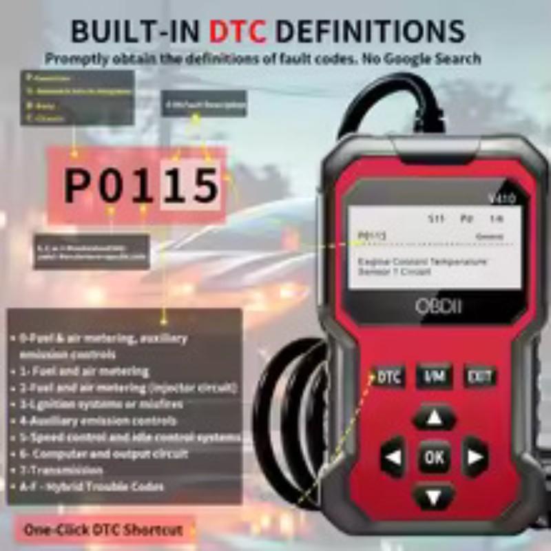 2026 Latest Obd2 Scanner Code Reader Car Engine Fault Diagnostic Tool, Automotive Diagnostic Tool, Vehicle Diagnostic Scanner, Reads and Clears Errors Since 1996, No Battery Needed