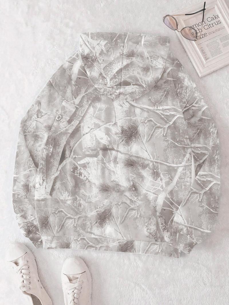 Unisex Jesus is King Letter Print Casual Branch Long-Sleeved Fleece-Lined Loose Hoodie, Clothing suitable for spring and autumn，suitable for streetwear, Y2K style, couple outfits,Casual Daily Wear