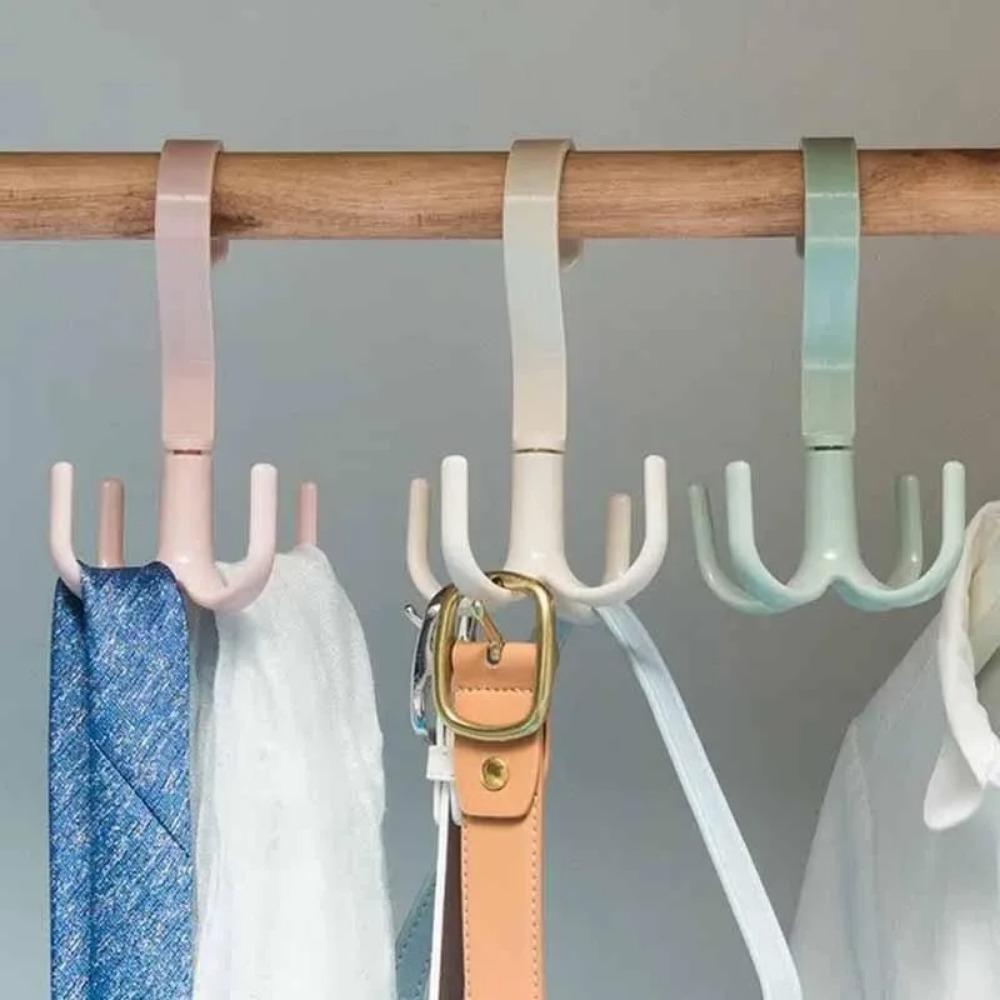 No-Hole Adhesive Hanging Hooks: Slip-Resistant for Clothes Belts Bags, Carry Purse Hook, Strong Glue Waterproof Mold-Proof Instant Use. Durable Anti-Fall Compact Travel Storage Multi-Scene. Scarf Fabric Clips Rustproof Dustproof Foldable Design.