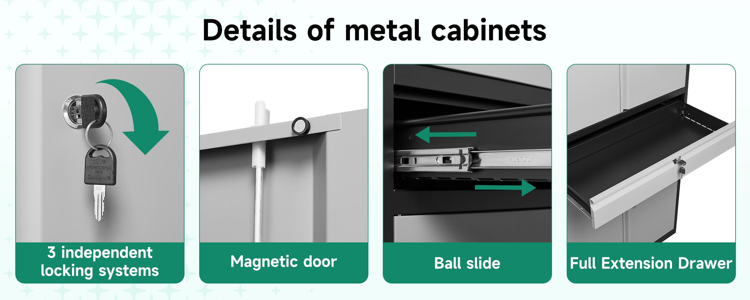 Letaya Metal Garage Storage Cabinet with Wheels, 72” Rolling Tool Cabinet, 4 Door Locks, Adjustable Shelves & Drawer for Home Office Utility Room Furniture Lockable Letaya Metal Garage Storage Cabinet with Wheels, 72” Rolling Tool Cabinet, 4 Door Locks, Adjustable Shelves & Drawer for Home Office Utility Room Furniture Lockable