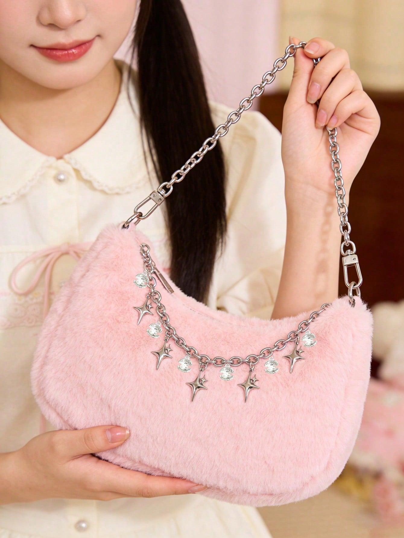 Shell Star Chain Bag Chain Charm Purse Charm Chain, Beach And Ocean Elements, Decoration Accessory Bag Chain