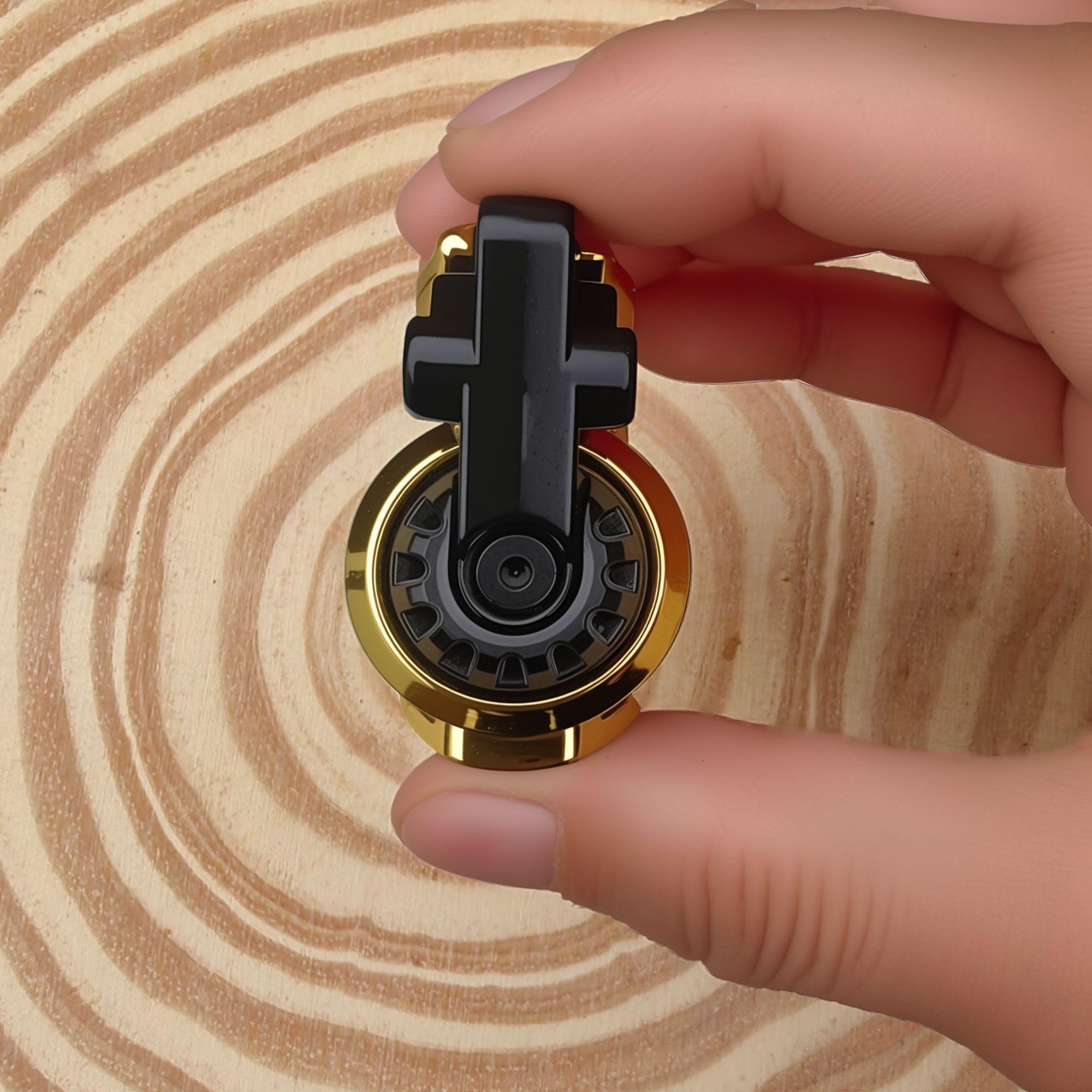 Magnetic Metal Fidget Spinner Toy, Stress Relief Magnet Design, Multiple Play Modes, Adult Novelty Toy, Crisp Sound, Enhances Focus and Relaxation, Sensory Stress Reliever #GLOBAL PICKS