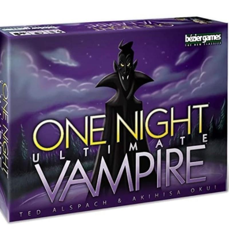 One Night Ultimate Vampire Board Game, Fast-Paced Social Deduction Game for 3-10 Players, Tabletop Card Games for Fun Gatherings