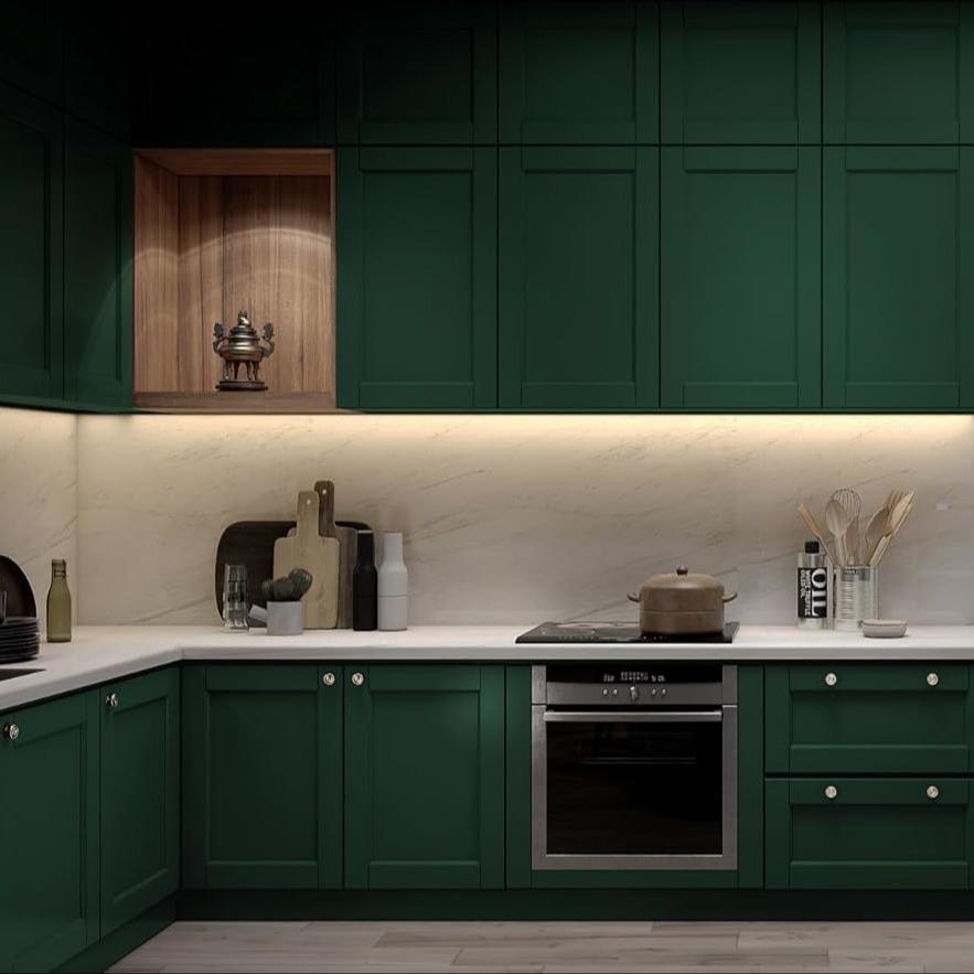 Matte Solid Color Self-Adhesive Wallpaper, Easy Install Vinyl Film for Kitchen & Bathroom, Durable Home Decor Wall Paper