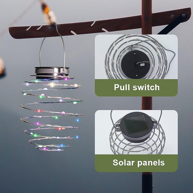 【4 Pack Kit】Outdoor Solar Hanging Lantern Lights - 60LED Waterproof Solar Pineapple Light Outdoor for Garden,Yard Porch Lawn Backyard Landscape Pathway Patio Outside Gardening,cute bee shape Solar Decor Light