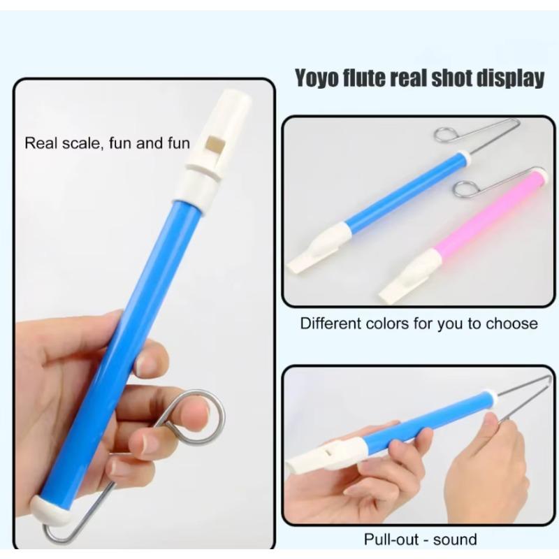 Slide Flute Push-Pull Playing Instrument, Professional Play, Better Intonation Plastic Flute Musical Instruments