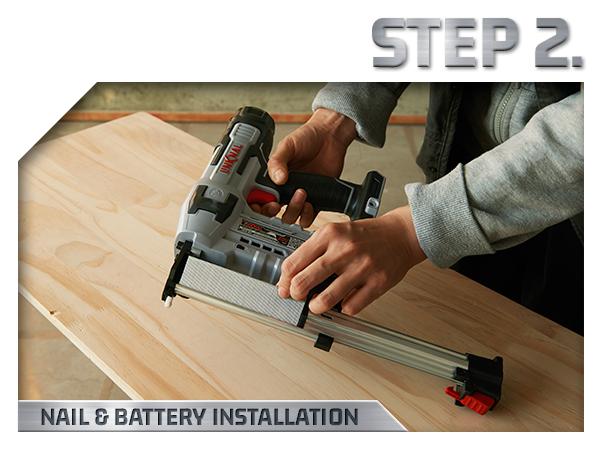 LINKNAL Electric Nail Gun, Cordless Brad Nailer, 18 Gauge, 2×20V Li-ion Batteries, Charger & 1000 Nails Included (L820-BN) - Tool Cordless Heavy Duty LINKNAL Electric Nail Gun, Cordless Brad Nailer, 18 Gauge, 2×20V Li-ion Batteries, Charger & 1000 Nails Included (L820-BN) - Tool Cordless Heavy Duty