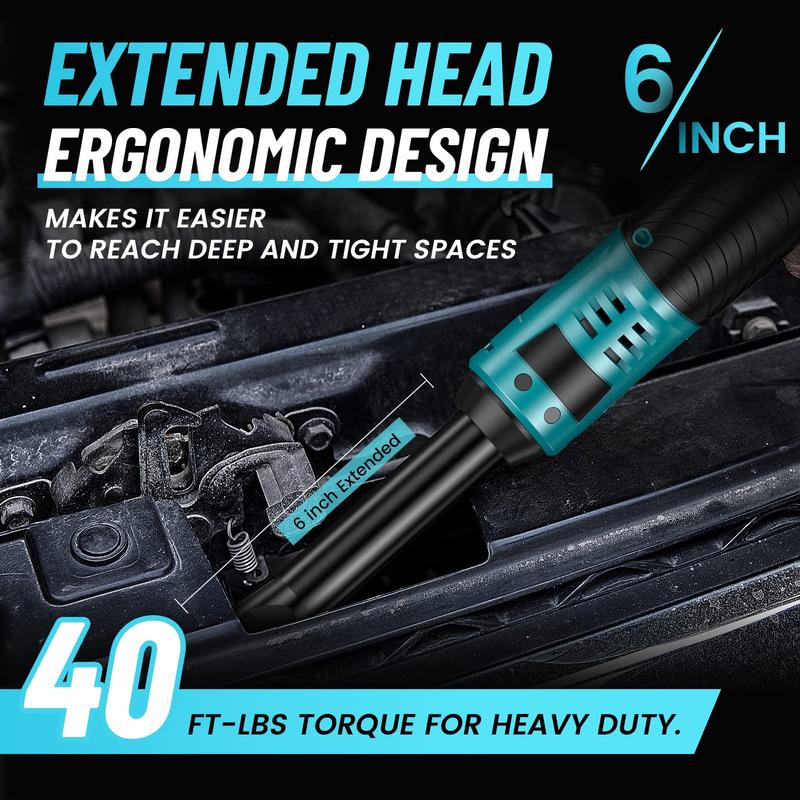 Seesii 1/2'' WH700 3-In-1 Impact Wrench + 3/8" Ratchet Wrench