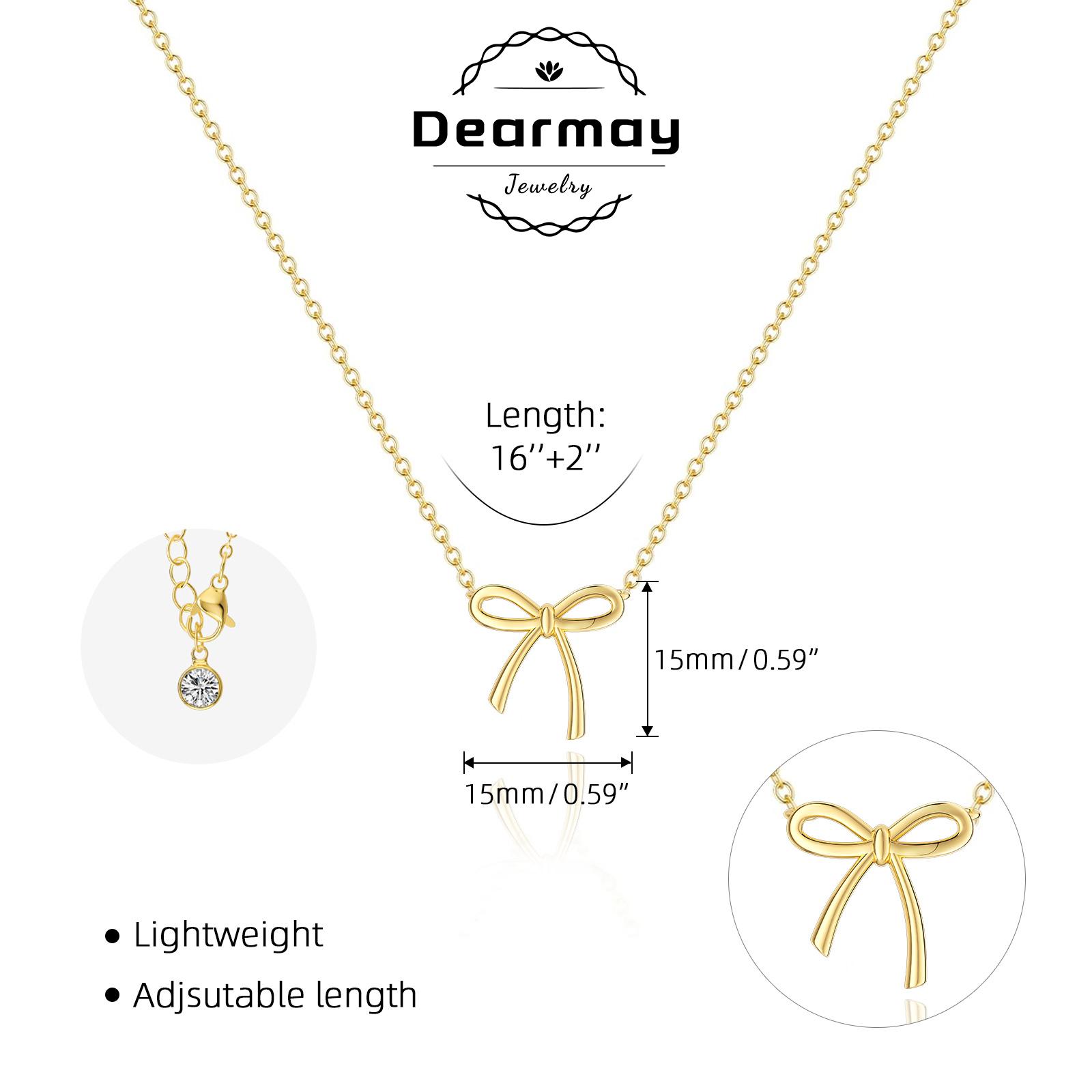 Bow Necklace choker - Dainty Cute Small Tiny Bow pendant Trendy Stylish necklace for women exquisite 2025 Fashion Jewelry Gift For Her