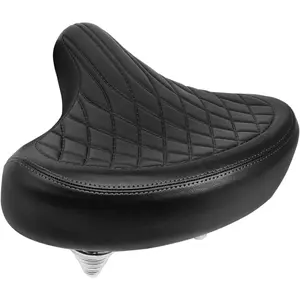 Bike Seat for Comfort Men Women Wide Bicycle Seats Large Bike Saddle for Ebike Beach Cruiser Peloton Stationary Bike