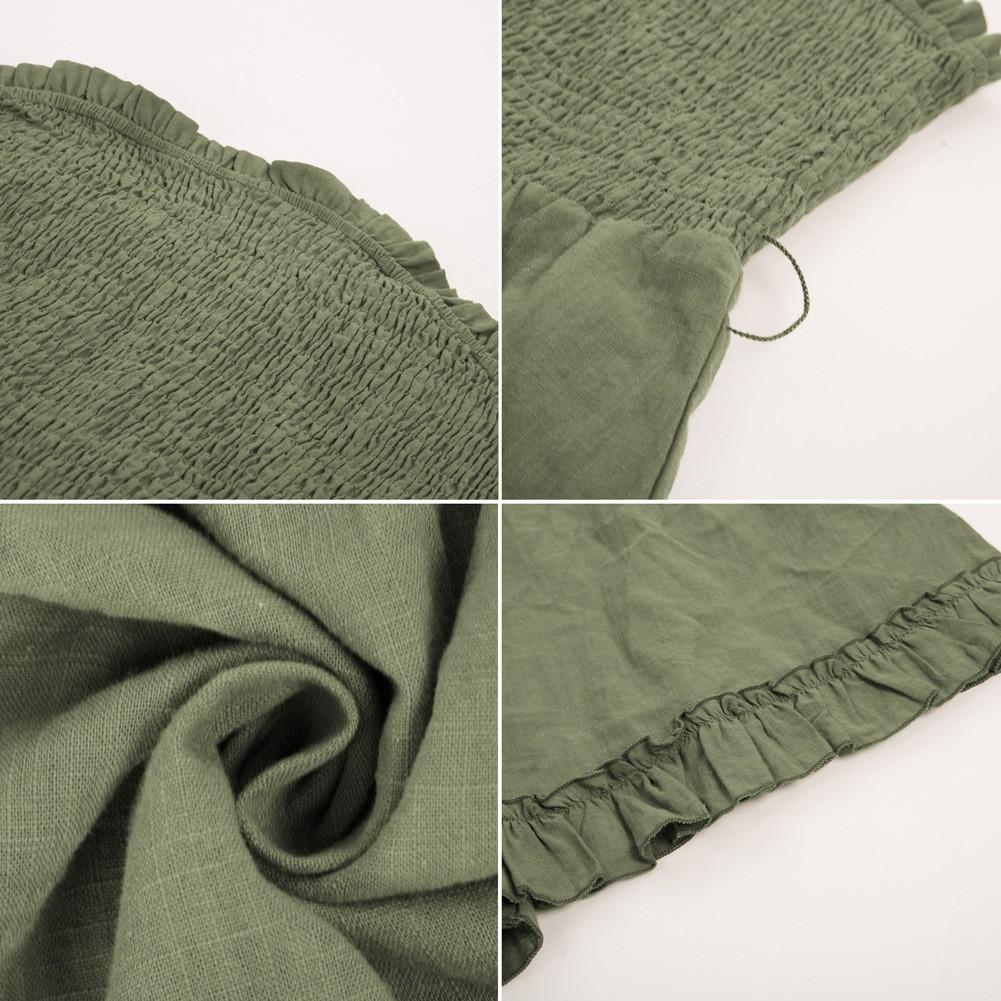 GRACE KARIN Women's Plain Cotton Linen Smocked Short Rompers, Casual Adjustable Spaghetti Strap Wide Leg Short Romper for Summe Ladies Clothes for Daily Wear Womenswear GRACE KARIN Women's Plain Cotton Linen Smocked Short Rompers, Casual Adjustable Spaghetti Strap Wide Leg Short Romper for Summe Ladies Clothes for Daily Wear Womenswear