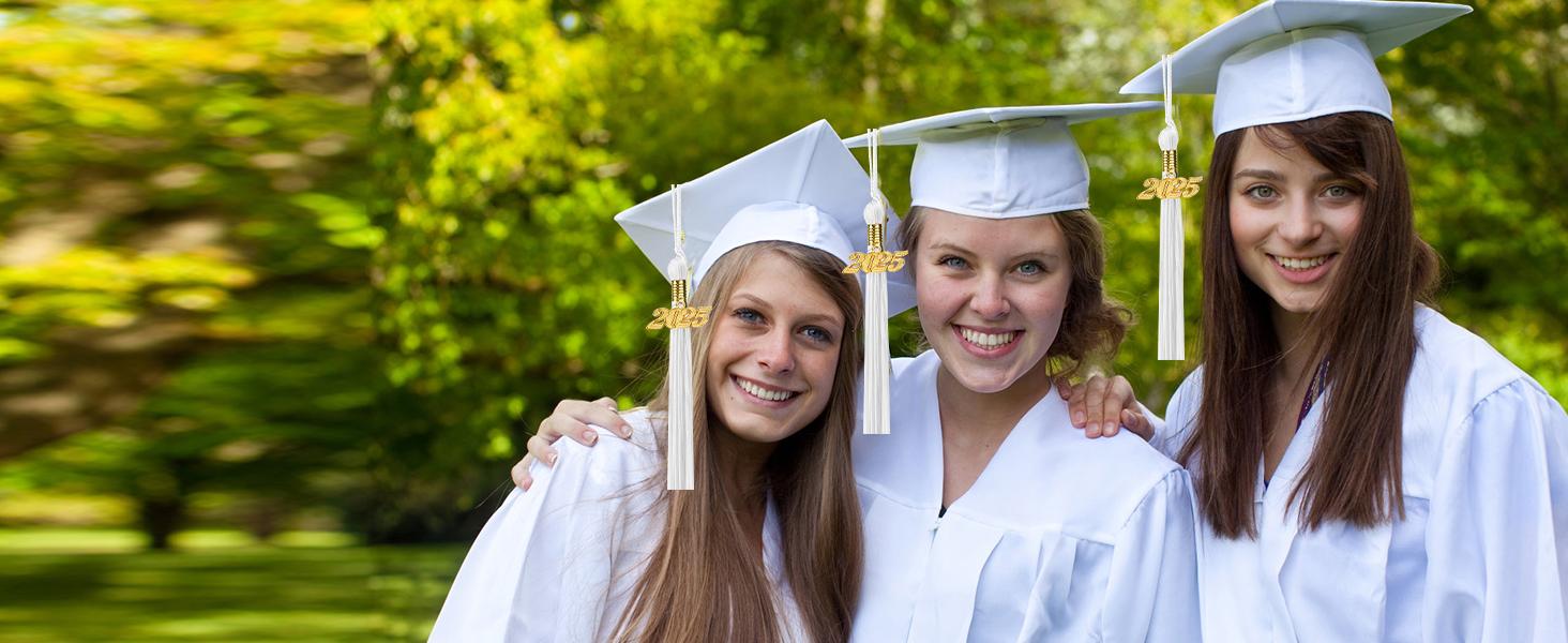 Matte Graduation Cap and Gown 2026 Set with Tassel Graduation for High School College Bachelor