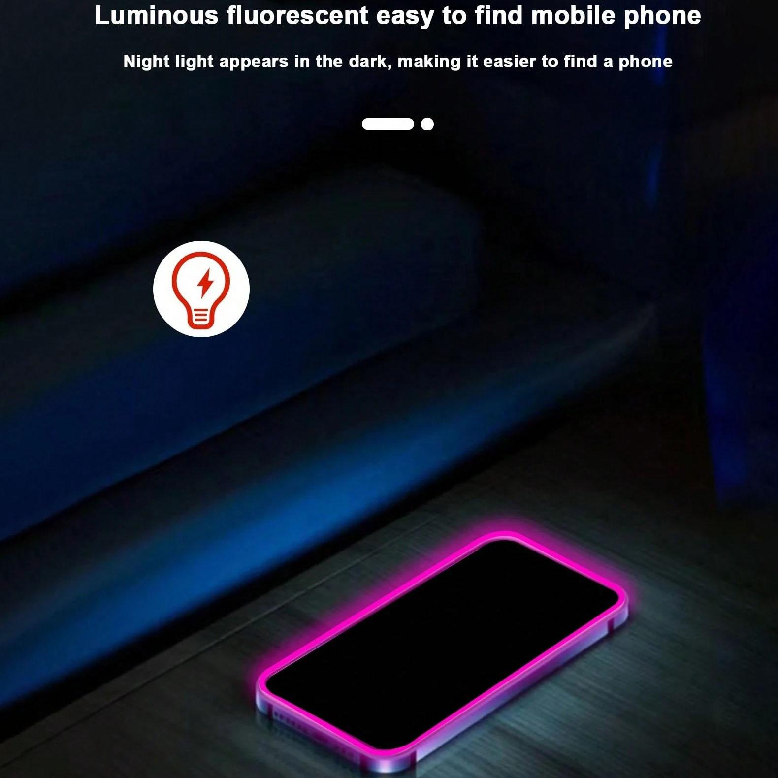 Glow in The Dark Privacy Screen Protector, 3 Counts Anti-peeping Tempered Glass Screen Protector, Phone Accessories Compatible with iPhone 11 12 13 14 15, Cover