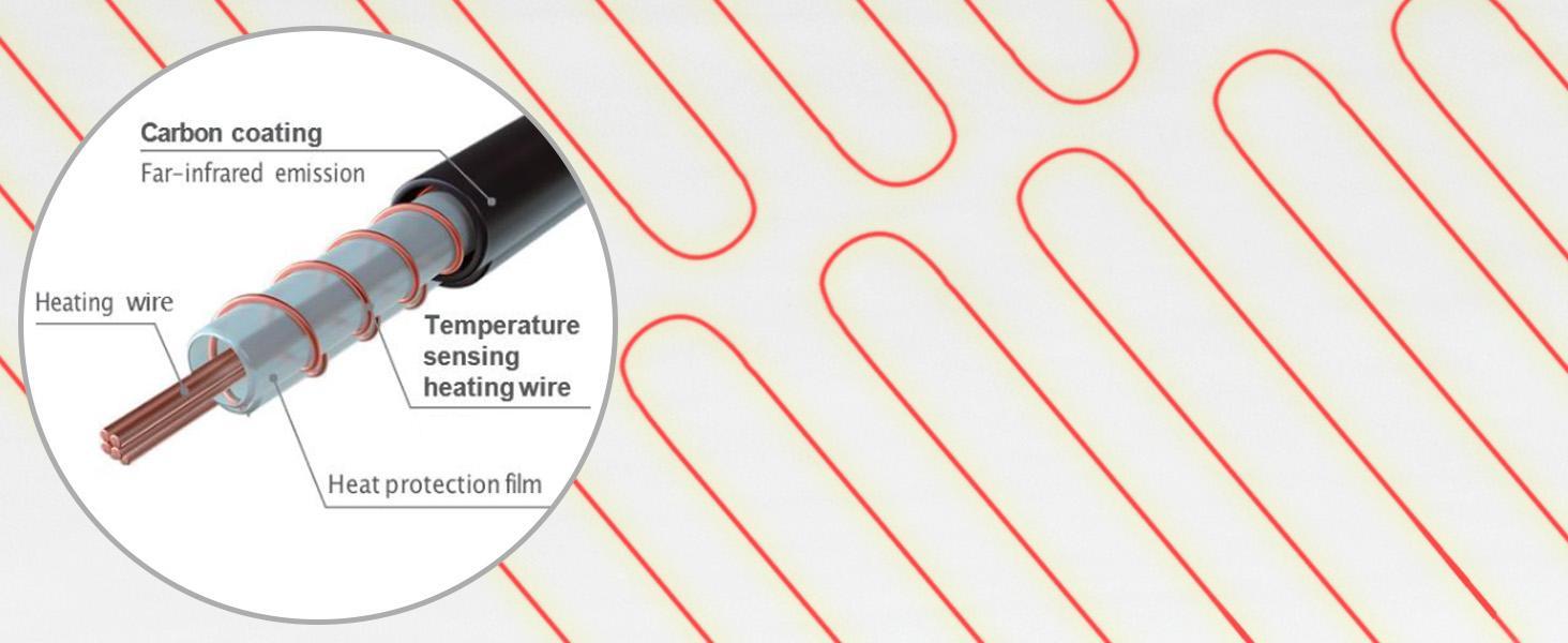 DailyLife Heated Mattress Pad, Electric Bed Warmer - 10 Heating Setting Dual Control with Timer for 9 Hours Auto Off, Machine Washable, Warming Mat, Gifts for Women, Mom, Mother’s Day, FathersDayGift