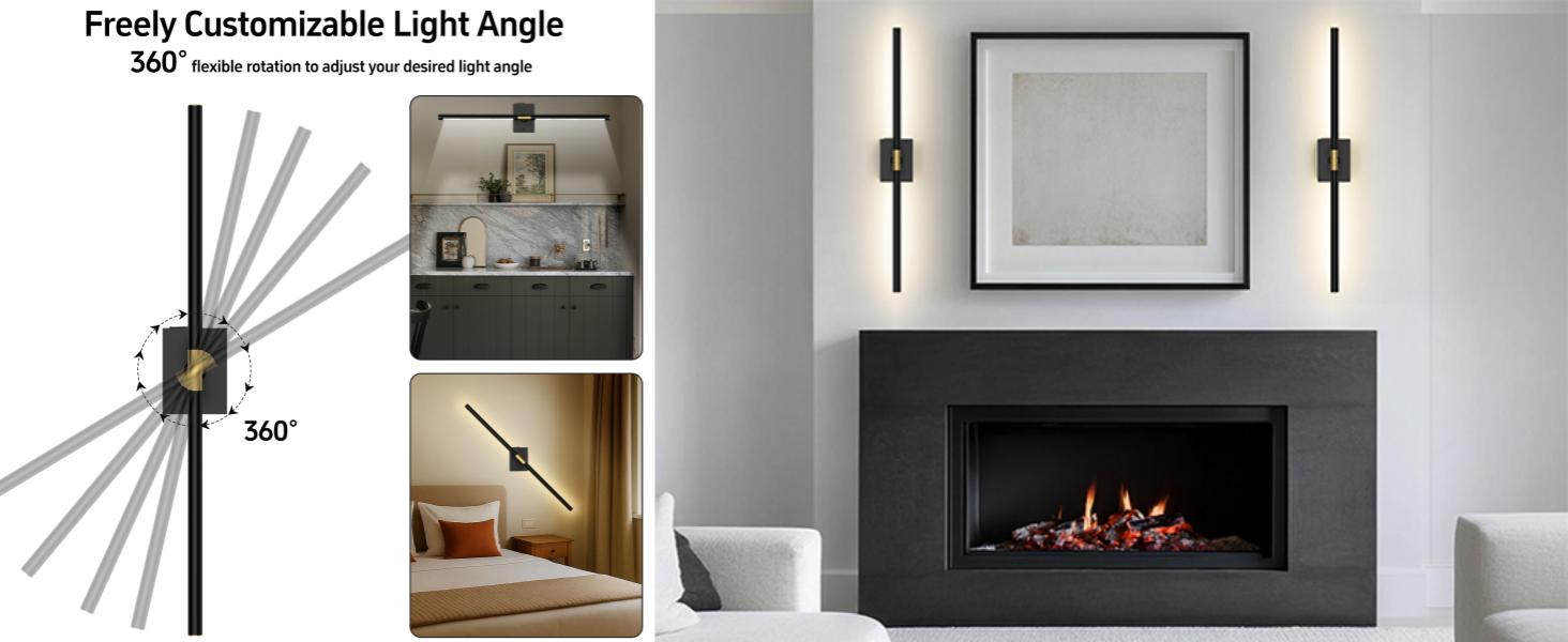 Battery Operated Wall Sconces w/ Remote Control Set of 2 | 31.5 inch | Upgrade 10000mAh | 3000K-6000K LED Wireless Wall Light for Bedroom, Picture Lights for Wall, Hallway, Background Wall Battery Operated Wall Sconces w/ Remote Control Set of 2 | 31.5 inch | Upgrade 10000mAh | 3000K-6000K LED Wireless Wall Light for Bedroom, Picture Lights for Wall, Hallway, Background Wall