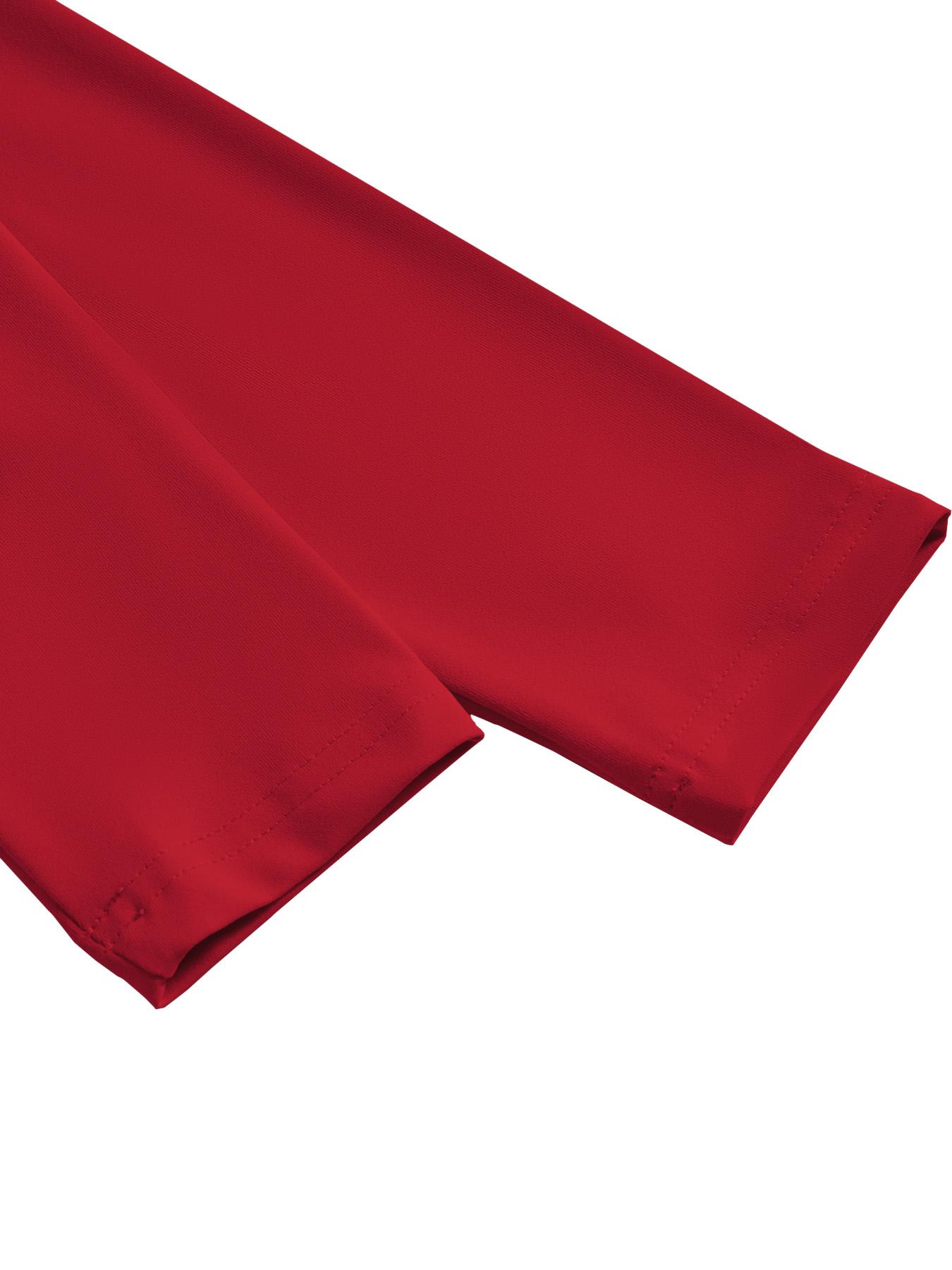 Aliling Women's Elegant Knitted Dress, High Neck Long Sleeve Ruffle Hem Mini Dress, Fall & Winter Fashion, Party Date