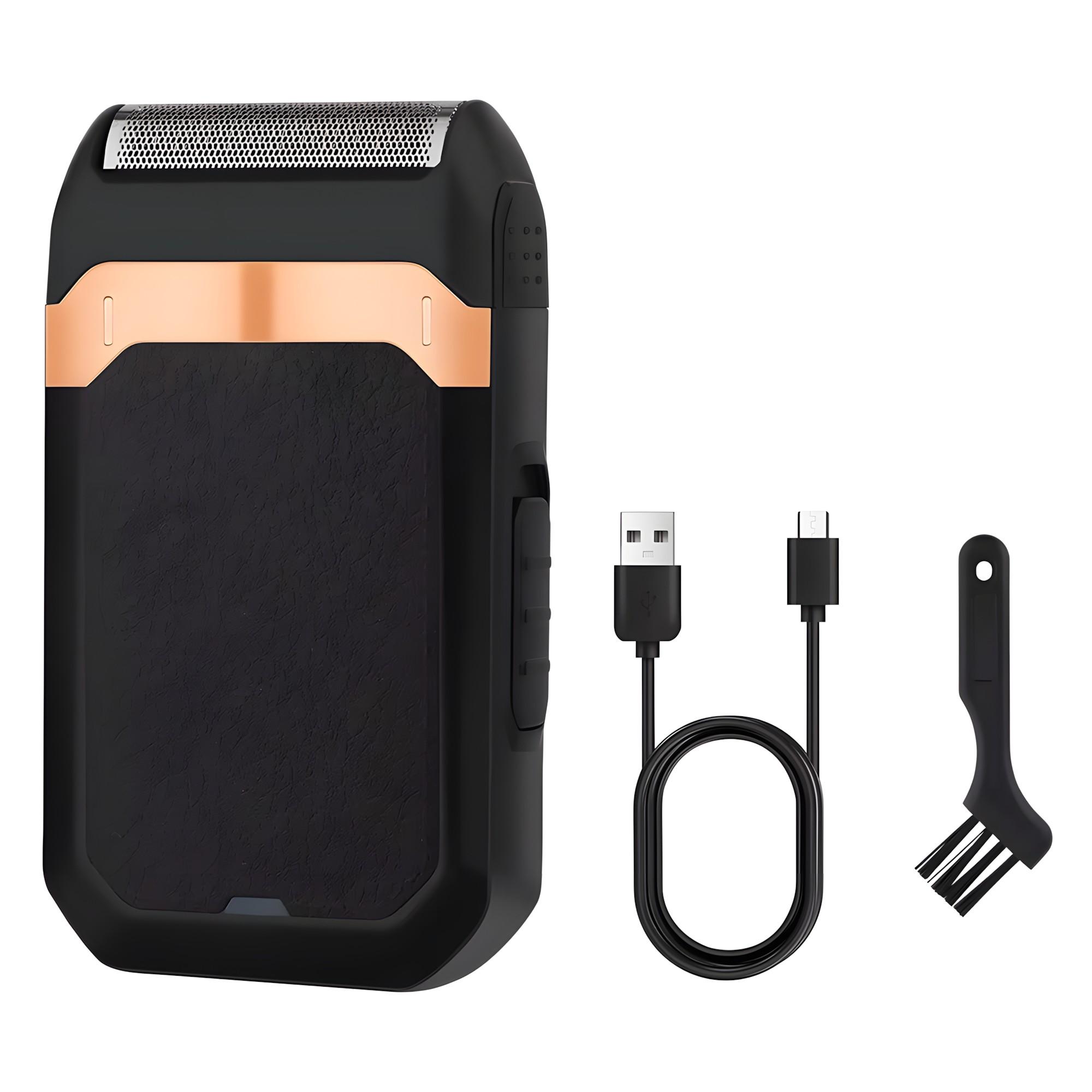 USB Rechargeable Electric Shaver, Portable Electric Beard Razor, Beard Shaver for Men, Men's Grooming Tool for Daily Use