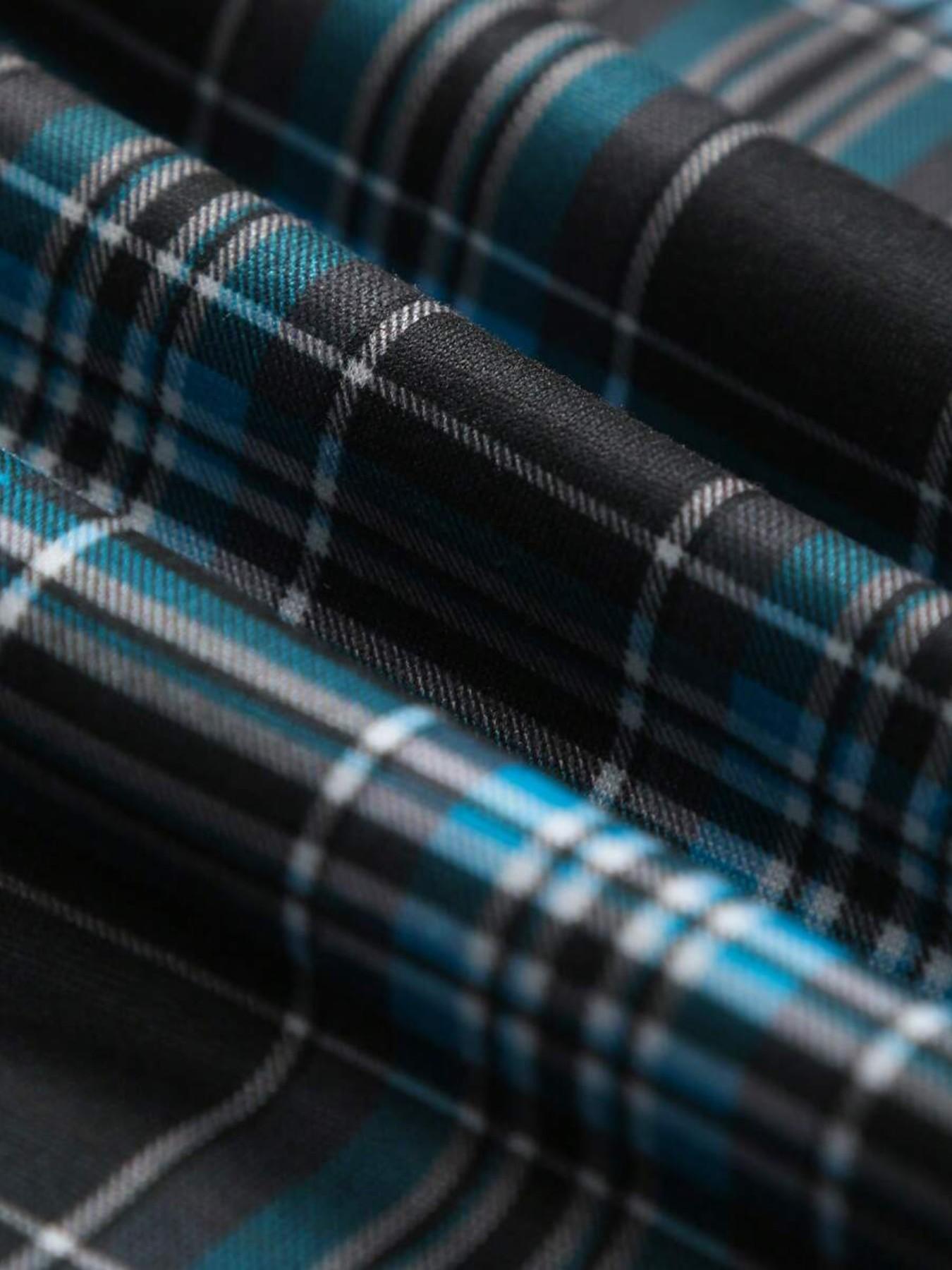 Three-Pack Men's Casual Home Wear Pants, Plaid Print Long Sleepwear, Comfortable for Spring & Fall, Ideal for Gifting