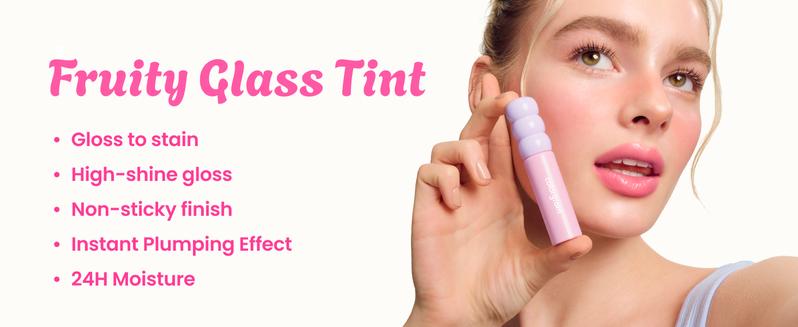 Colorgram Fruity Glass Tint Mini Set – portable dual gloss for dimensional shine & hydration