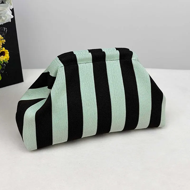 Pinstripe [Black + Mint Green]