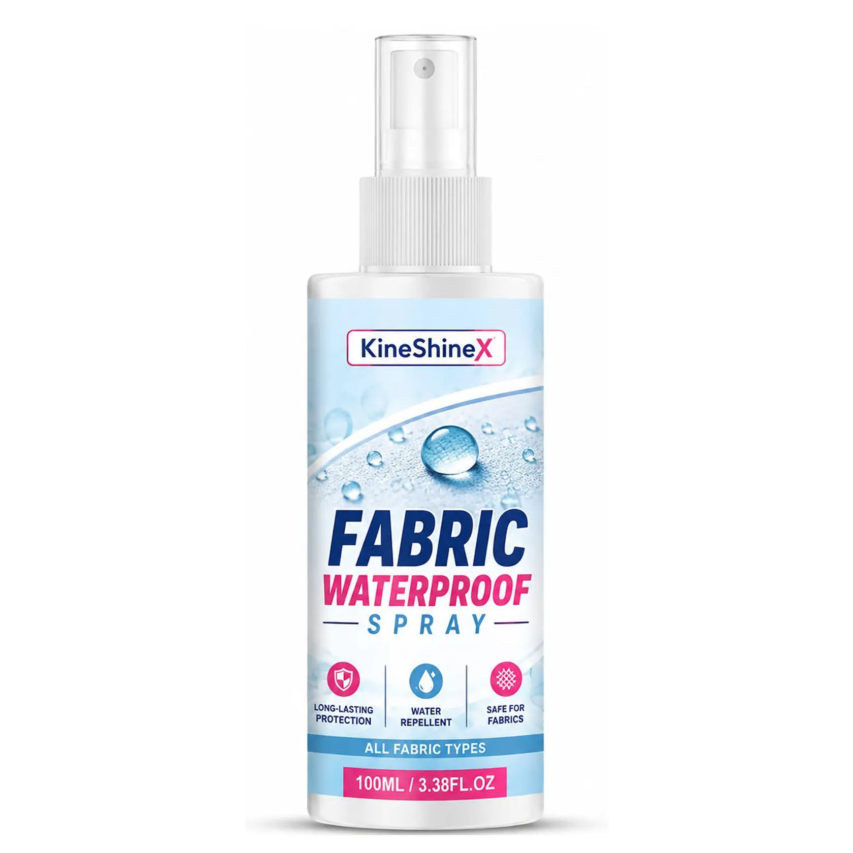 Waterproof Spray for Fabrics, Clothes, Shoes, Bags, Tents, Umbrellas, Stain-Resistant Protector, Easy Application, Long-Lasting Protection