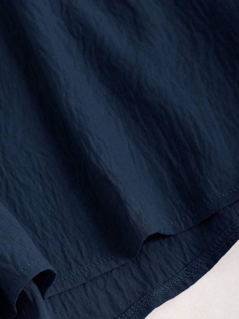 Two-Piece Set Women's Solid Color Crop Tube Top & Elastic Waist Shorts Set, Casual Fashion Cozy Outfits for Daily Outdoor Wear, Ladies Clothes for Summer