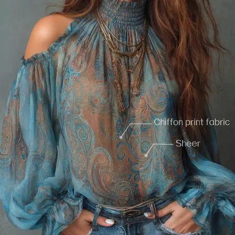 Plus Size Women's Comfy Classy Long Sleeve Blouse, Fashionable Blouse, Breathable Comfortable and Stylish Top for Everyday Wear