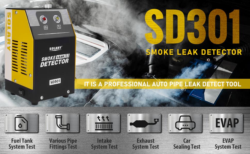 SOLARY EVAP Smoke Leak Detector – 12V Portable Automotive Diagnostic Tool for Vehicle Repair,Car/Motorcycle/Truck (No Smoke Oil)