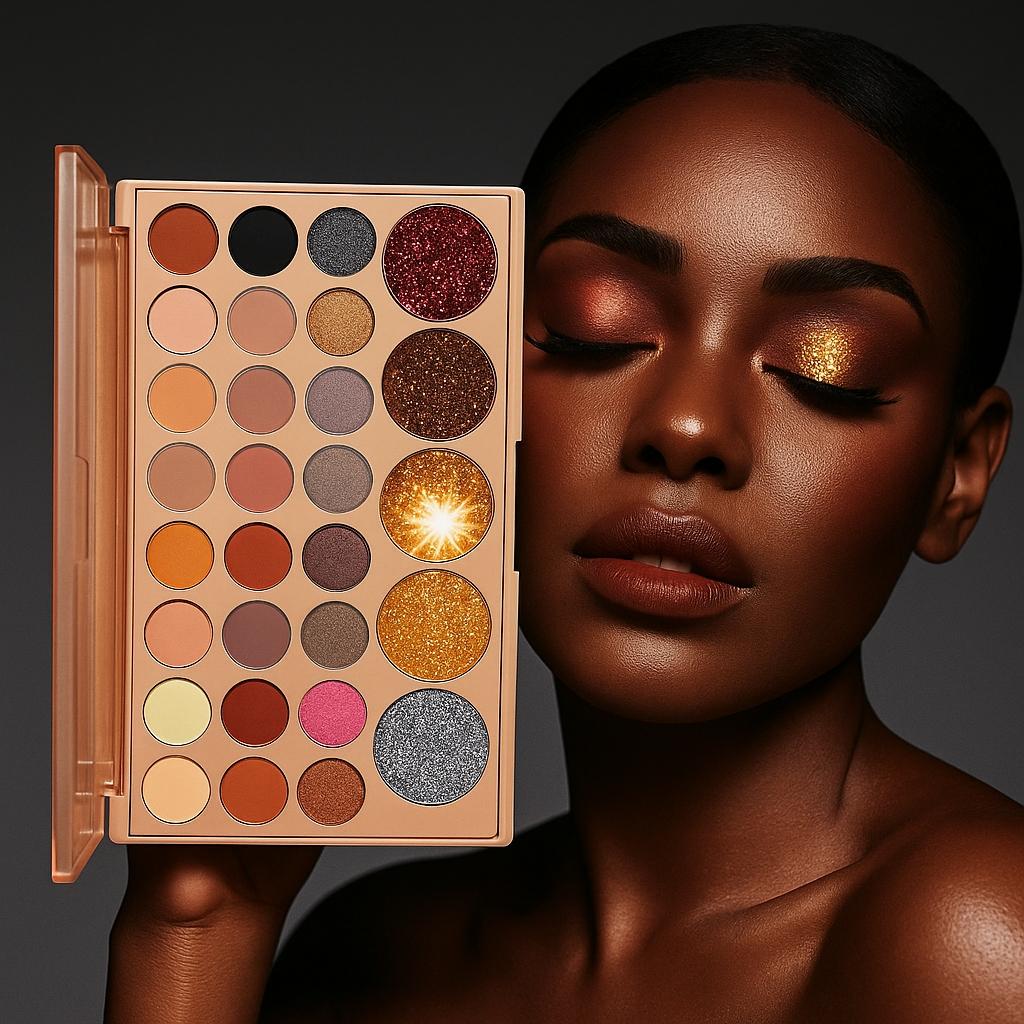 K'apeine 29 Color Dreamy Shimmering Eyeshadow Palette 03#, Matte & Shimmer Multitone Shades, Perfect for Daily & Holiday Makeup, High Value Eye Shadow Set