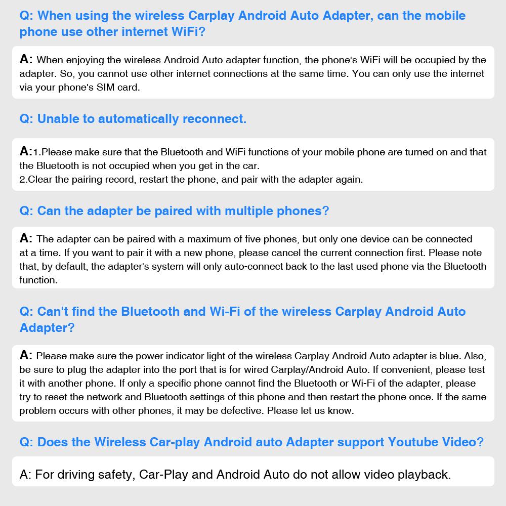 Wireless CarPlay & Android Auto Mini Adapter, Fast-Cooling Portable Plug-and-Play Bluetooth-Compatible Connection Dongle
